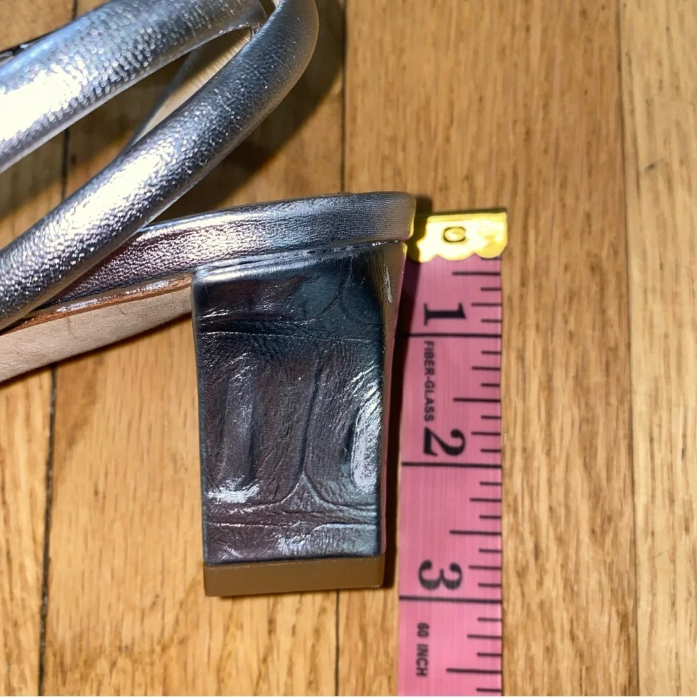 SANDRO Leather Sandals - Picture 9 of 11